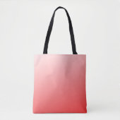 Zachte rood roze verloop achtergrond minimaal abst tote bag (Voorkant)