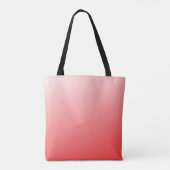 Zachte rood roze verloop achtergrond minimaal abst tote bag (Achterkant)