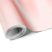 Zachte roos-gouden marmerzwanlen cadeaupapier (Rol Hoek)