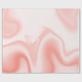 Zachte roos-gouden marmerzwanlen cadeaupapier (Vlak)