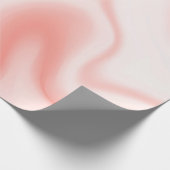 Zachte roos-gouden marmerzwanlen cadeaupapier (Hoek)