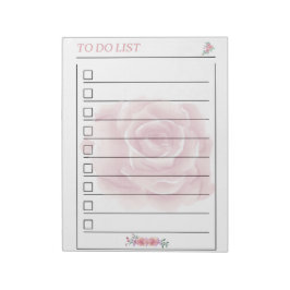 Zachte Roos Takenlijst Planner Pagina Notitieblok