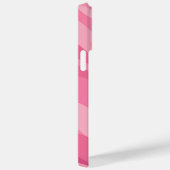 Zachte Roze Abstracte Golfpatroon Case-Mate iPhone Case (Achterkant / Rechts)