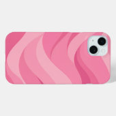 Zachte Roze Abstracte Golfpatroon Case-Mate iPhone Case (Achterkant (horizontaal))
