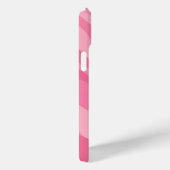 Zachte Roze Abstracte Golfpatroon Case-Mate iPhone Case (Achterkant / Rechts)