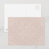 zachte roze achtergrond briefkaart (Voorkant / Achterkant)