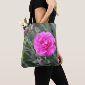 Zachte roze anjer tote bag (Dichtbij)