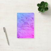 Zachte roze aqua zachte water rimpels Abstract Post-it® Notes (Kantoor)