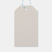 Zachte Roze Aquarel – Elegant Cadeau Accent Cadeaulabel (Achterkant)