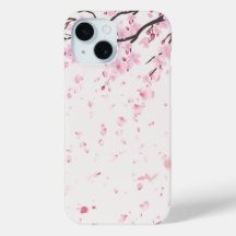 Zachte Roze Aquarel Sakura Bloesem iPhone Hoesje