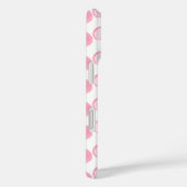Zachte Roze Aquarel Stippenpatroon Case-Mate iPhone Case (Achterkant / Rechts)