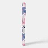 Zachte Roze Blauwe Wilde Bloemenweide Esthetiek Case-Mate iPhone Case (Achterkant / Rechts)