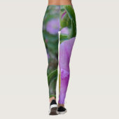 Zachte roze bloei leggings (Achterkant)