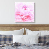 zachte roze bloemblaadjes canvas print (Insitu (Slaapkamer))