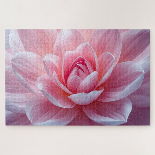 Zachte Roze Bloemblaadjes Legpuzzel (Horizontaal)