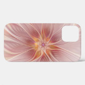 Zachte Roze Bloemige Droom Abstracte Fractale Kuns Case-Mate iPhone Case (Achterkant (horizontaal))
