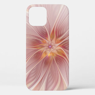 Zachte Roze Bloemige Droom Abstracte Fractale Kuns Case-Mate iPhone Case