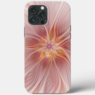 Zachte Roze Bloemige Droom Abstracte Fractale Kuns Case-Mate iPhone Case