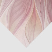 Zachte Roze Bloemige Droom Abstracte Fractale Kuns Tissuepapier (Detail)