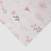 Zachte Roze Bloemmotief Tissuepapier (Detail)