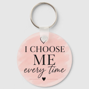 Zachte Roze Chic Zelfliefde Esthetiek Sleutelhanger