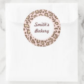 Zachte Roze Dierprint Stickers (Tas)