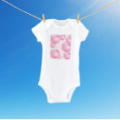 Zachte Roze Disco Ballen en Sterren Girly Retro St Romper