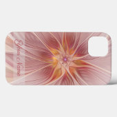 Zachte Roze Droom Abstracte Fractale Kunst Bloemna Case-Mate iPhone Case (Achterkant (horizontaal))