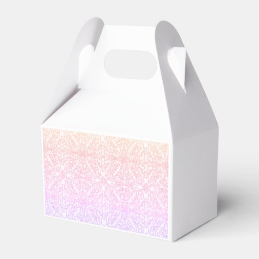 Zachte Roze Droom Mandala-patroonserie Bedankdoosjes (Voorkant Zijde)