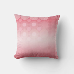 Zachte roze droombubbels Patroonkussen / Pillow Kussen