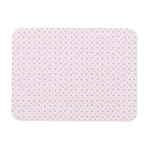 Zachte roze en blauwe micro-Stippen Magneet