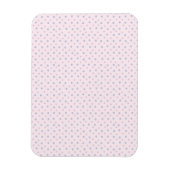 Zachte roze en blauwe micro-Stippen Magneet (Verticaal)