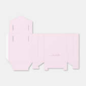  Zachte Roze en Blush Bedankdoosjes (Uitgevouwen)