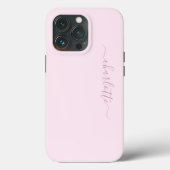  Zachte Roze en Blush Case-Mate iPhone Case (Achterkant)