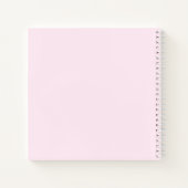 Zachte Roze en Blush Notitieboek (Achterkant)