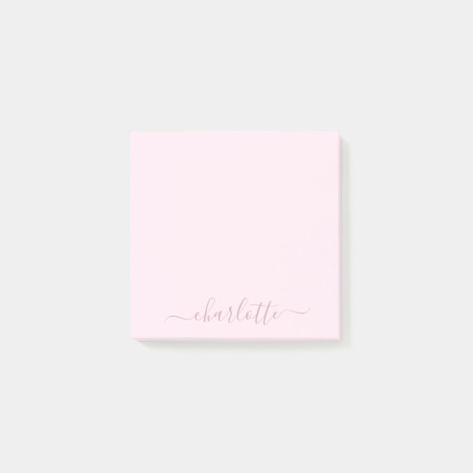 Zachte Roze en Blush Post-it® Notes (Voorkant)