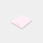 Zachte Roze en Blush Post-it® Notes (Schuin)