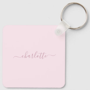  Zachte Roze en Blush Sleutelhanger