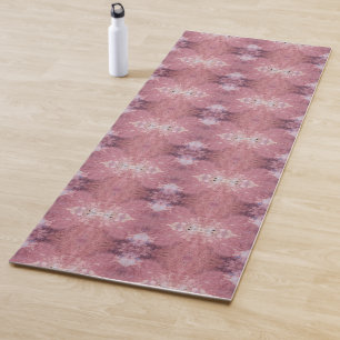 Zachte roze en paarse abstracte patroon yogamat