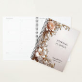 Zachte Roze en Witte Bloemen Planner (Display)