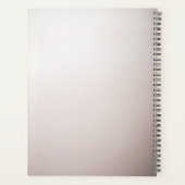 Zachte Roze en Witte Bloemen Planner (Achterkant)