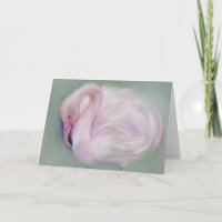 Zachte Roze Flamingo Persoonlijke verjaardag