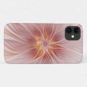 Zachte roze Floral Dream Abstracte fractale kunstb Case-Mate iPhone Case (Achterkant (horizontaal))