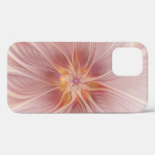 Zachte roze Floral Dream Abstracte fractale kunstb Case-Mate iPhone Case (Achterkant (horizontaal))
