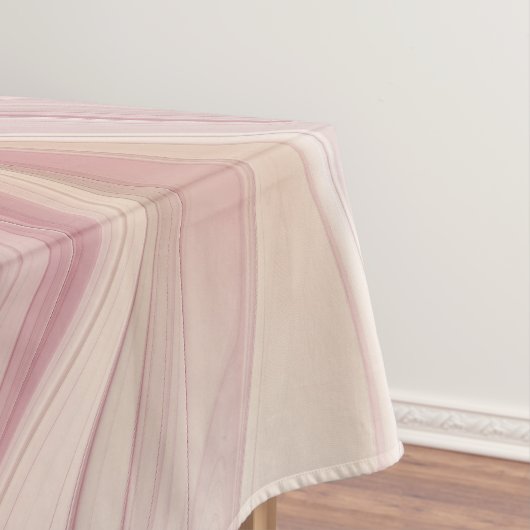 Zachte roze Floral Dream Abstracte fractale kunstb Tafelkleed (Voorbeeld)