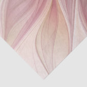 Zachte roze Floral Dream Abstracte fractale kunstb Tissuepapier (Detail)