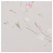 Zachte Roze Gaura Aquarel Bloem Stof (Close Up)