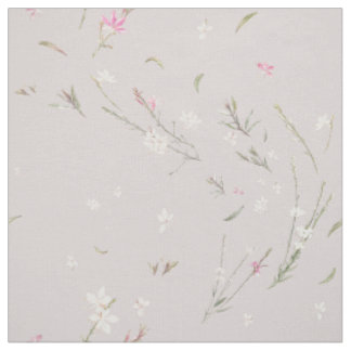Zachte Roze Gaura Aquarel Bloem Stof