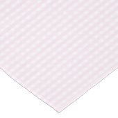Zachte Roze Gingham Geruite Tafelkleed (Gekanteld)