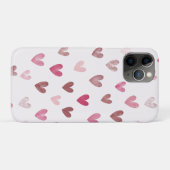 Zachte Roze Hart Patroon – Romantisch & Stijlvol O Case-Mate iPhone Case (Achterkant (horizontaal))
